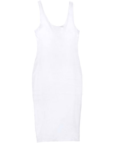 NIKKI LUND Reversible Sleeveless Body-con Dress - White
