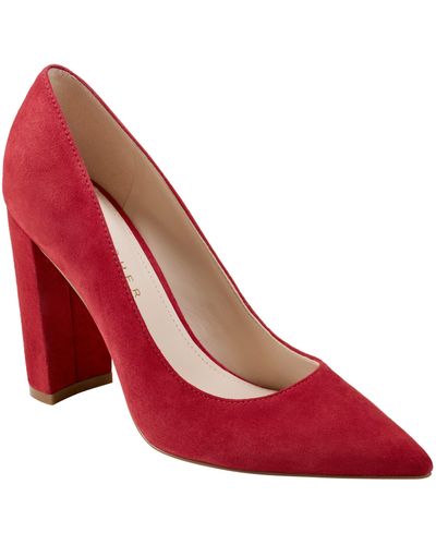 Marc Fisher Abilene Pointed Toe Pump - Red