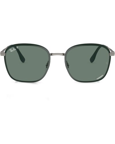 Ray-Ban 55mm Polarized Square Sunglasses - Green
