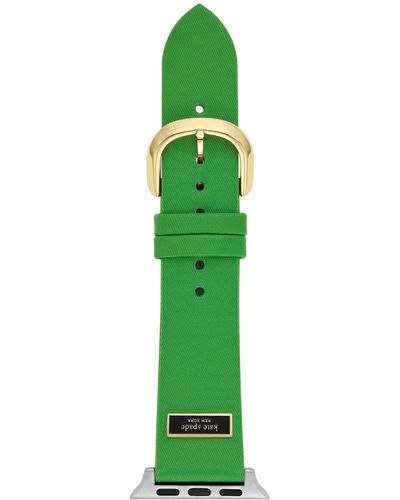 Kate Spade Nylon 20mm Apple Watch Watchband - Green