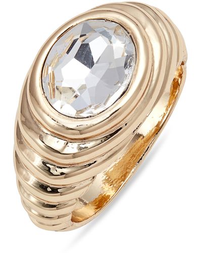 Nordstrom Crystal Deco Ring - White