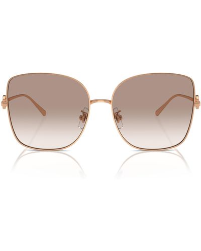 Tory Burch 60mm Gradient Butterfly Sunglasses - Pink