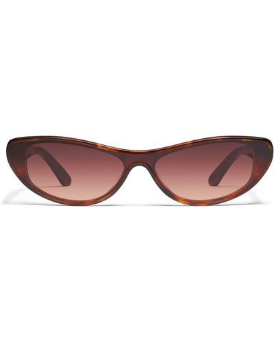Quay X Guizio Slate 37mm Gradient Cat Eye Sunglasses - Multicolor