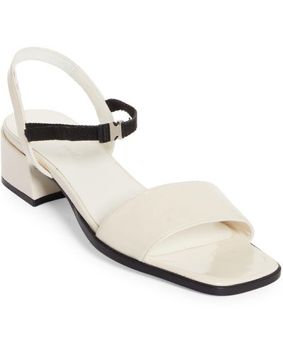 Paloma Wool Margaret Block Heel Sandal - White