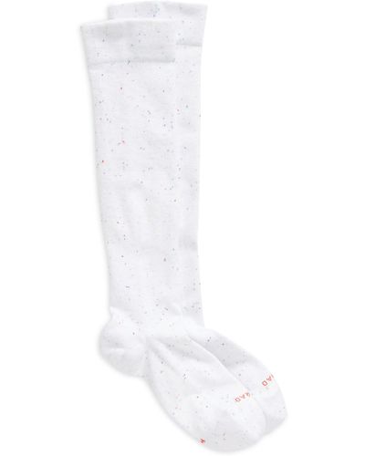 COMRAD Nep Compression Knee High Socks - White