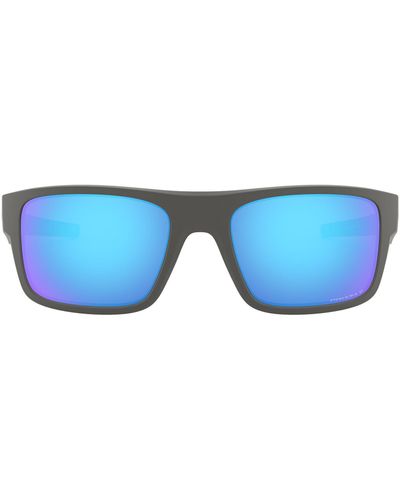 Oakley Drop Pointtm 61mm Prizmtm Polarized Wrap Sunglasses - Blue