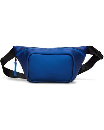 Rains Mini Waterproof Belt Bag - Blue