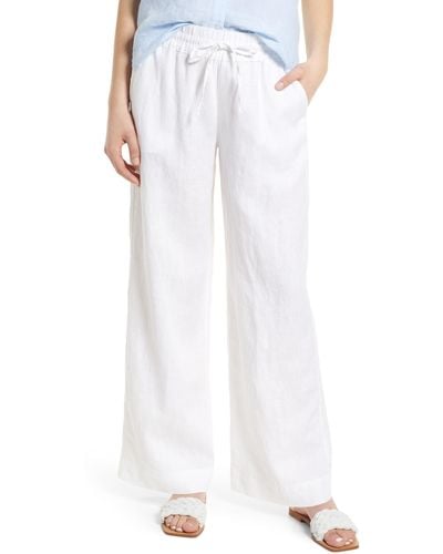 Tommy Bahama Two Palms High Waist Linen Pants - White