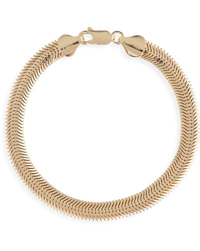 Bony Levy Herringbone Chain Bracelet At Nordstrom - White