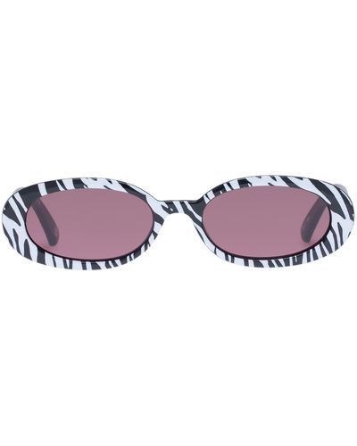 Le Specs Outta Love 51mm Oval Sunglasses - Purple