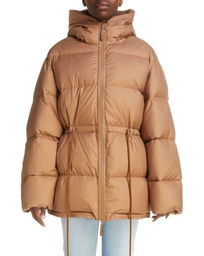 Acne Studios Orsa Recycled Nylon Ripstop Down Puffer Jacket - Brown