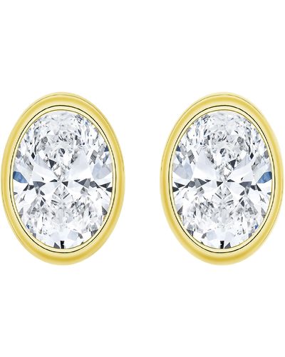 Mindi Mond Icon Diamond Stud Earrings - Blue