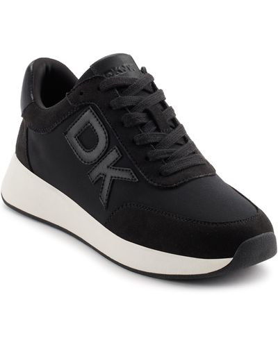 DKNY Monogram Sneaker - Black