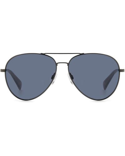 Rag & Bone 59mm Aviator Sunglasses - Blue