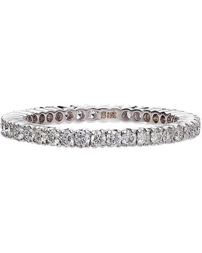 Sethi Couture Diamond Prong Band Ring - White