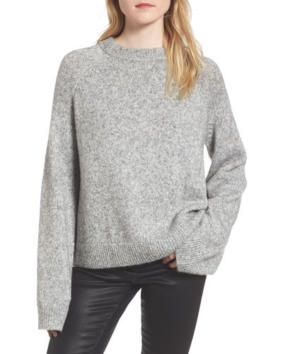 AG Jeans Noelle Wool Blend Sweater - Gray