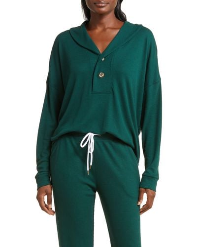 Honeydew Intimates Off The Clock Pajama Sweater - Green