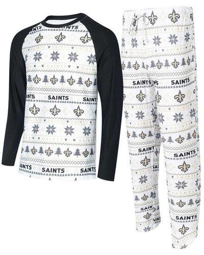 Men's Concepts Sport Black/Gray Las Vegas Raiders Arctic T-Shirt & Pajama Pants Sleep Set Size: Large