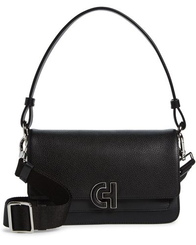 Cole Haan Mini Leather Shoulder Bag - Black