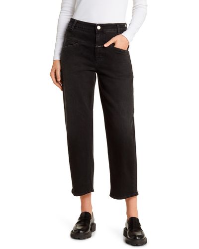 Closed Stover-x Tapered Straight Leg Jeans - Black