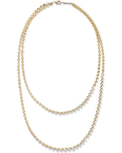 Lana Jewelry Miami Double Layer Necklace - White