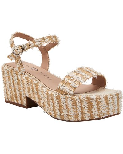 Katy Perry The Busy Bee Ankle Strap Platform Sandal - Natural