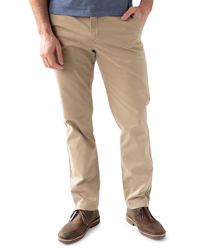 DEVIL-DOG DUNGAREES Performance Stretch Chino Pants - Natural