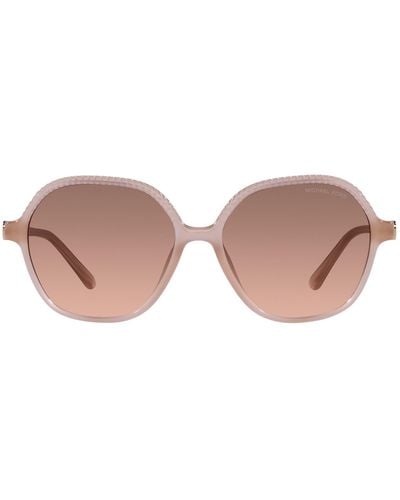 Michael Kors Bali 58mm Gradient Oval Sunglasses - Pink