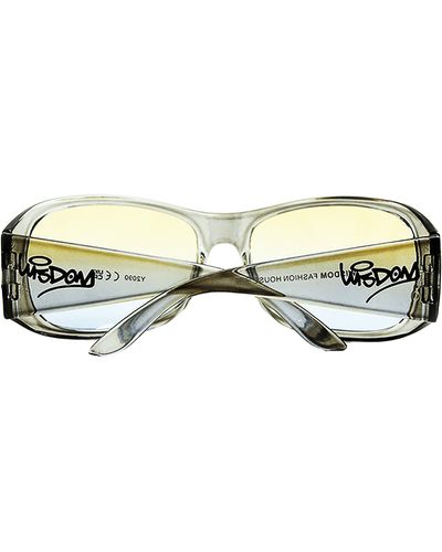 Wisdom Frame X 64mm Oversize Gradient Rectangular Glasses - Multicolor
