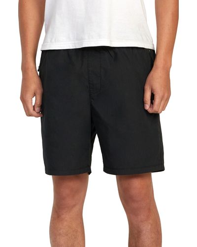 RVCA Brodie 2 Hybrid Cotton Blend Shorts - Black