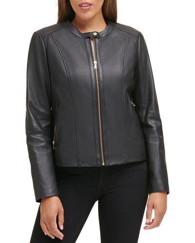 Cole haan leather jacket nordstrom rack sale