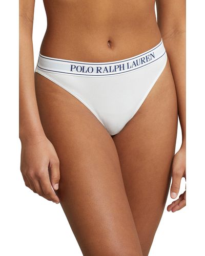 Polo Ralph Lauren Cotton Blend Bikini - White