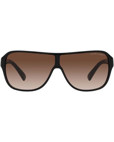 Ralph Lauren Shield Sunglasses - Brown