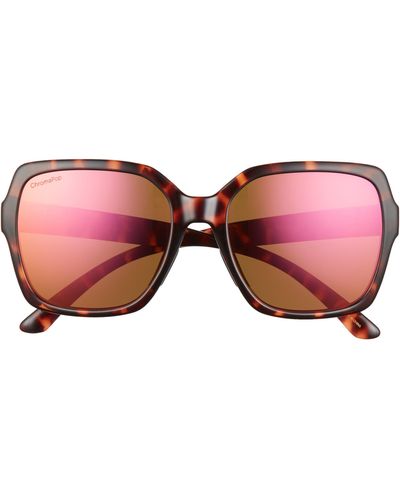 Smith Flare 57mm Sunglasses - Red