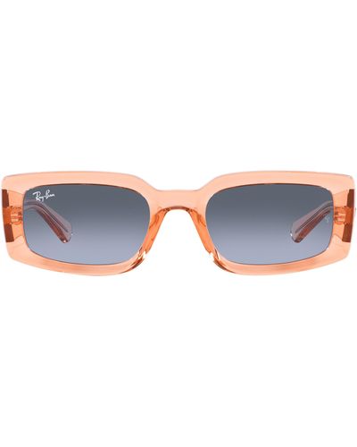 Ray-Ban Kiliane 54mm Gradient Pillow Sunglasses - Orange