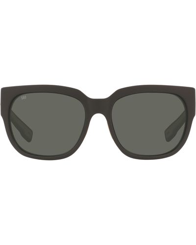 Costa Del Mar Waterwoman 58mm Square Sunglasses - Gray