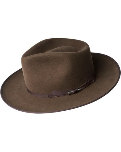 Bailey Colver Wool Fedora - Brown