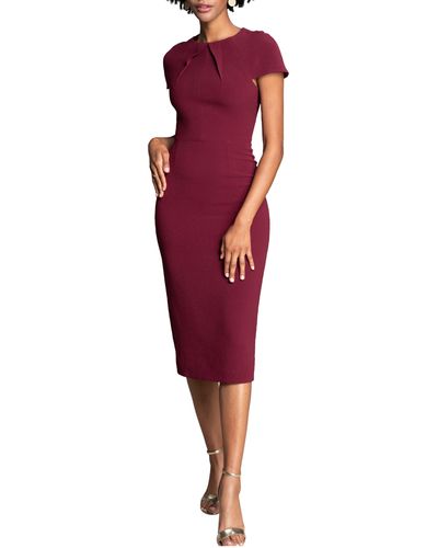 Dress the Population Lainey Body-con Dress - Red
