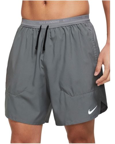 Nike Dri-fit Stride 2-in-1 Running Shorts - Gray