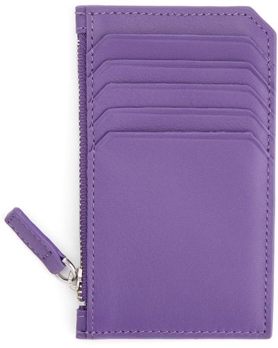 ROYCE New York Personalized Card Case - Purple