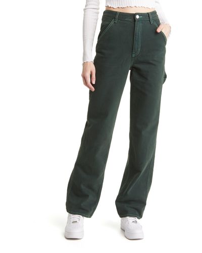 PacSun '90s Cotton Carpenter Pants - Green