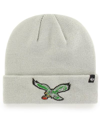 Men's '47 Gray Philadelphia Eagles Legacy Cuffed Knit Hat