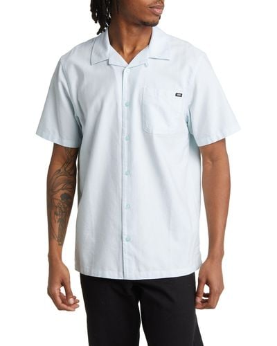 Vans Naples Short Sleeve Button-up Camp Shirt - White