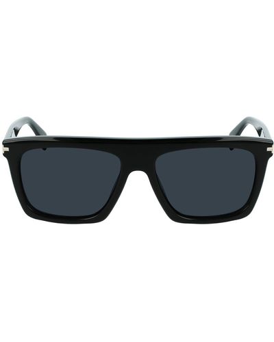 Lanvin 57mm Rectangular Sunglasses - Black