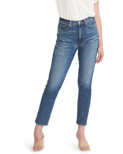 eTica Ética Scarlet Organic Cotton Slim Ankle Jeans - Blue