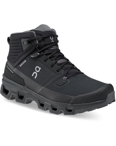 On Shoes Cloudrock 2 Waterproof Hiking Boot - Black