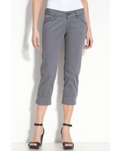 Jag Jeans 'sussex' Crop Pants - Gray