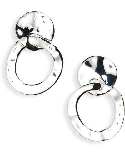Madewell Organic Circle Earrings - Metallic