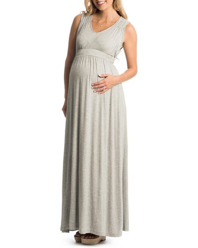 Everly Grey Valeria Maternity/nursing Maxi Dress - Multicolor