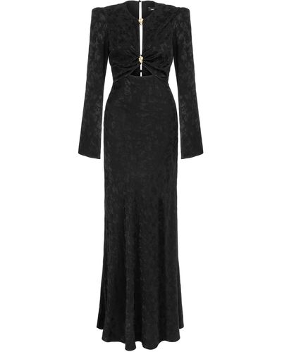 Nocturne Cut-out Long Dress - Black
